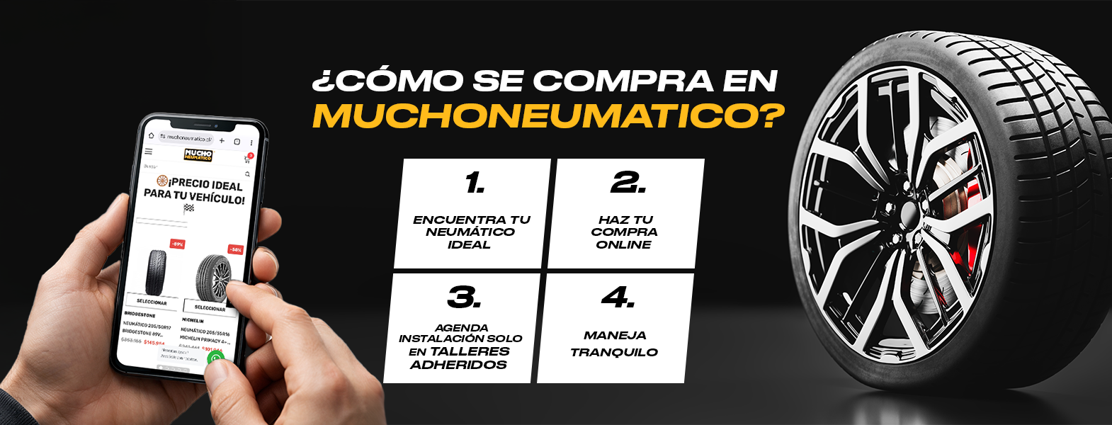 como comprar en MuchoNeumatico