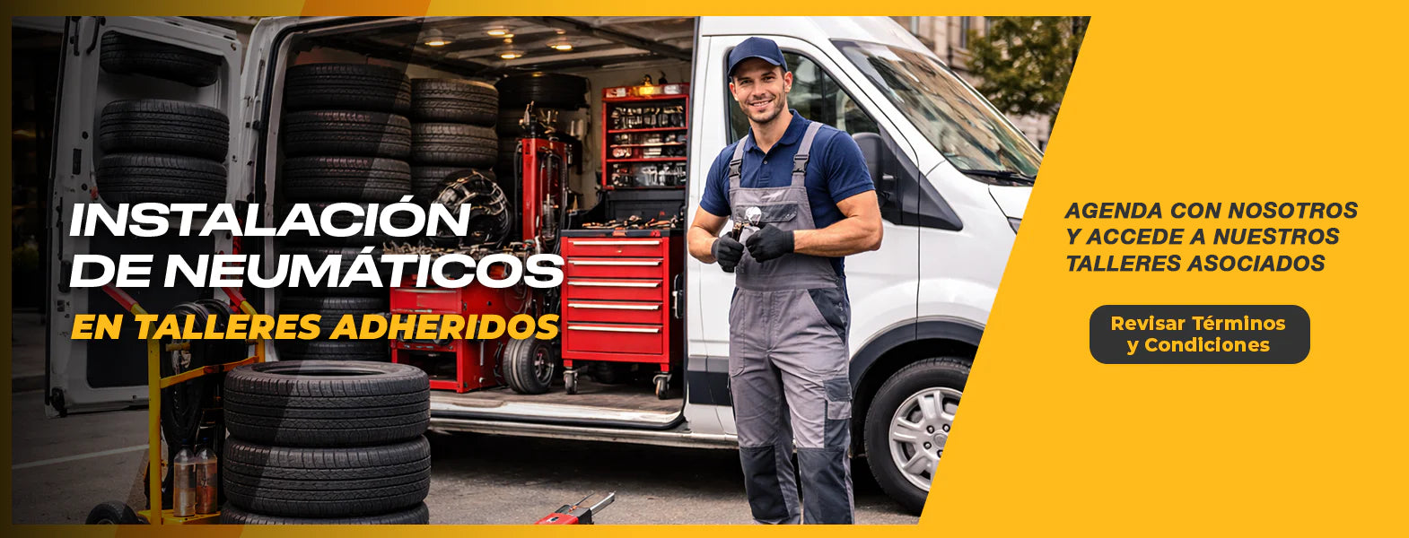 instalacion gratis en talleres adheridos MuchoNeumatico